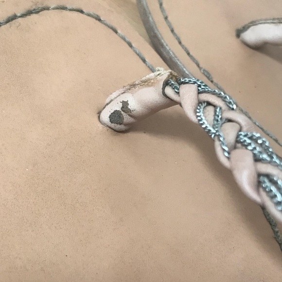 [Zigi Soho] Beige Chain Braided Sandals - Picture 4 of 6